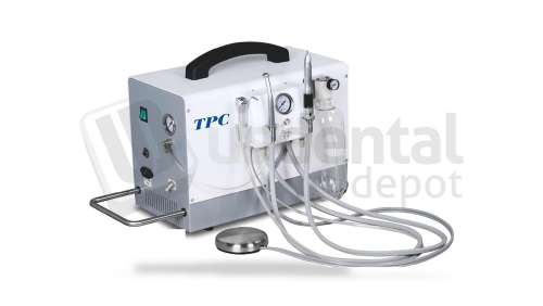 TPC - PORTABLE DENTAL SYSTEM (Smaller Unit) 2 hole Tubings, 110v - Portable Dental System - # PC-2635 (2H)