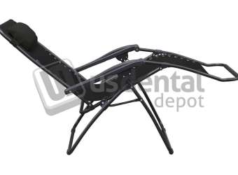 Commander- Portable Dental Chair only BLACK - Foldable - Light Weight 38x26x6in= 21lbs.-  SPECIAL ORDER ITEM - # 80009000020