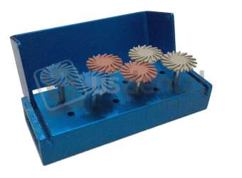 DIGITECH - Silicon Composite/Ceramic Polisher Brush ASSORTED Kit #CP6001 Includes: BLUE COARSE - PINK MEDIUM - WHITE FINE