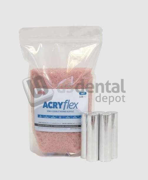 SNOW ROCK - AcryFlex - 2.2lb (1kg) Bag - #0 Clear - Semi-flexible Acrylic Thermoplastic - # AF5590