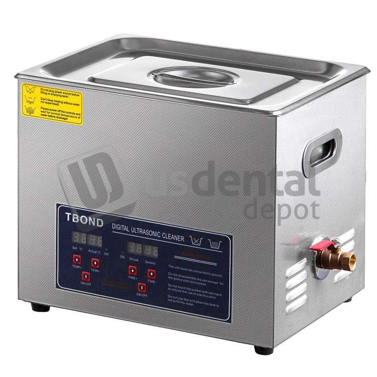 Ultrasonic Cleaner 10Lts 110V ECCO PS40A US Dental Depot