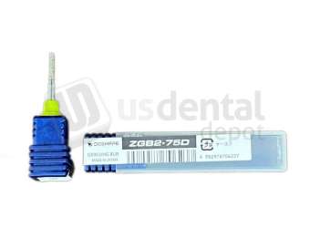 ROLAND 1.5mm LongDiamond Grinding Bur #ZGB2-75D Wet Milling Cad Burs for Disilicate - Original Roland burs
