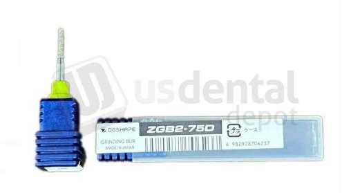 ROLAND 1.5mm LongDiamond Grinding Bur #ZGB2-75D Wet Milling Cad Burs for Disilicate - Original Roland burs