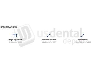 FLIGHT DENTAL - MOBILE CART SYSTEMS A-Series Doctors Cart with Vacuum Package (with TRAD-2001) Junction box, 3-way Syringe, 3 Handpiece tubings, HVE, SE and Vacuum Trap Canister, Water Bottle System - # MC-1300F-VAC