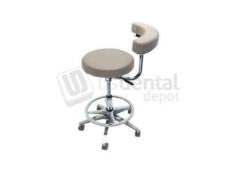 ADC Assistant Stool  GRAY adjustable height of backrest