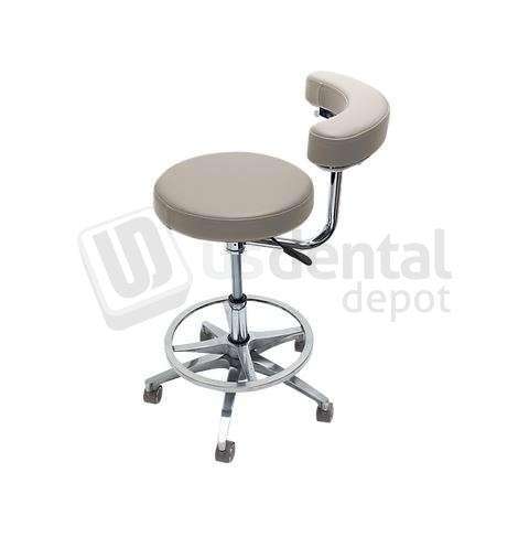 ADC Assistant Stool  GRAY adjustable height of backrest