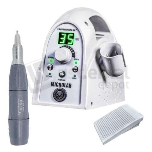 RAM Products INC - Microlab 350 Box, Slim Nose Handpiece & On/Off Pedal - # ML350SLIMSETA