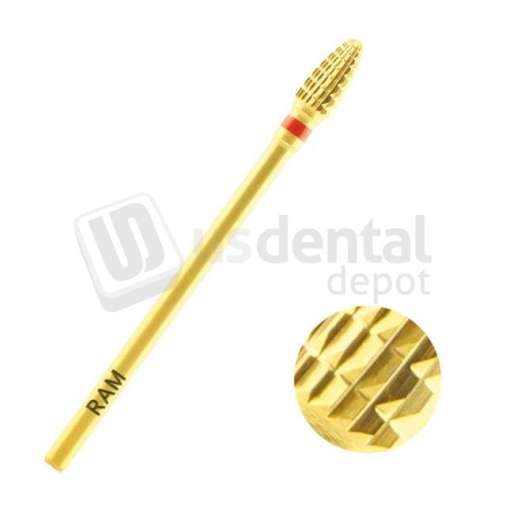 RAM Products INC - Mini Bullet Fine Gold Carbide Bit 3/32" - # 93203