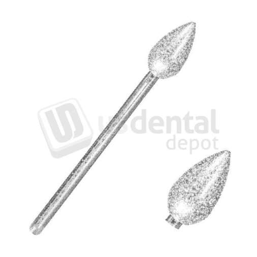 RAM Products INC - Flame Medium Diamond Bit 3/32" - for DENTAL INDSUTRY - # 1306