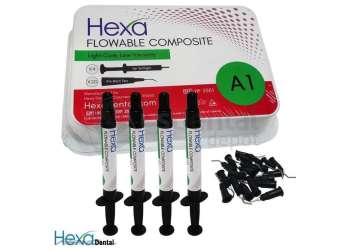 HEXA -  Flowable Composite, Kit 4 Syringes,  A1, HF-3001 - # HF-3001