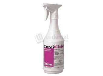 METREX CaviCide Surface Disinfectant and Cleaner 24oz. spray - #13-1024  case of 12 bottles