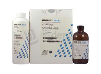 GC NATURE-CRYL POUR, COE-LOR Mild 1:1 Packages - Contains: 1 (1 lb) package of powder and 1 (300 mL) bottle of liquid. - # 349833