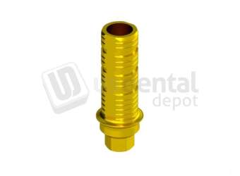 IBO  - Engaging Temporary Abutment height 1.5mm Gold Anodised - INTHEX NP (3.5mm)  NP. Titanium - # HEI-35601