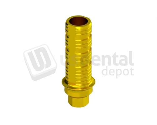 IBO - IBO - Engaging Temporary Abutment height 1.5mm Gold Anodised - INTHEX NP(3.5mm)  NP. Titanium - # HEI-35601