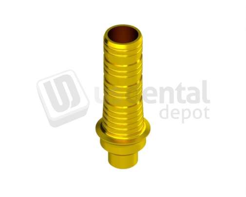 IBO - IBO - Non-Engaging Temporary Abutment height 1.5mm Gold Anodised - INTHEX NP(3.5mm)  NP. Titanium - # HEI-35611