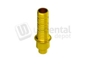 IBO  - Non-Engaging Temporary Abutment height 3mm Gold Anodised - INTHEX NP (3.5mm)  NP. Titanium - # HEI-35612