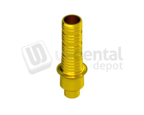 IBO  - Non-Engaging Temporary Abutment height 3mm Gold Anodised - INTHEX NP (3.5mm)  NP. Titanium - # HEI-35612