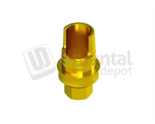 IBO - IBO - Engaging 2G Angle Correction Tibase gingiva height 1.5mm Gold Anodised - INTHEX NP(3.5mm)  NP. Titanium - # IBO 1501 622