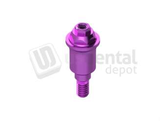 IBO  - Straight Multiunit® Abutment height 5mm Pink Anodised - INTHEX NP (3.5mm)  NP. Titanium - # HEI-35805