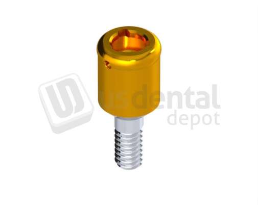 IBO - IBO - LOCK-ATTACH Abutment height 3 mm Titanium Nitride Coating - INTHEX NP(3.5mm)  NP. Titanium - # HEI-35903