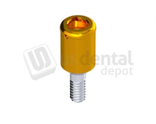 IBO - IBO - LOCK-ATTACH Abutment height 4 mm Titanium Nitride Coating - INTHEX NP(3.5mm)  NP. Titanium - # HEI-35904