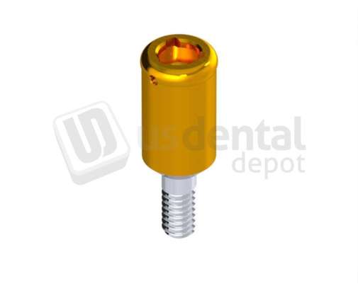 IBO  - LOCK-ATTACH Abutment height 5mm Titanium Nitride Coating - INTHEX NP (3.5mm)  NP. Titanium - # HEI-35905