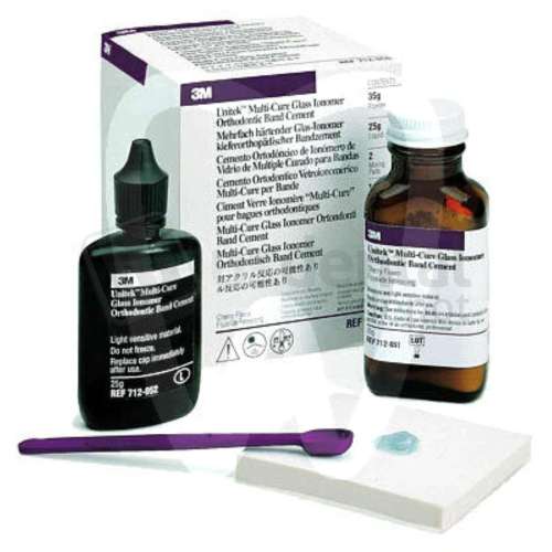 3m espe - Unitek Multi-Cure Glass Ionomer Band Cement Kit,  35gr / 25ml P&L  - # 712-050