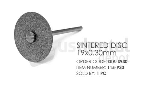 BESQUAL -  Sintered diamond discs , 19mm x 0,30mm  1pk- # 115-930