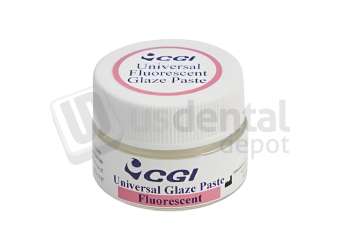 CGI - Universale Flurecent Glaze 5grs - Excellent for Lithium disilicate and Zirconia - Works over high temp & low temp Ceramics / Glasses - Pressed or Milled