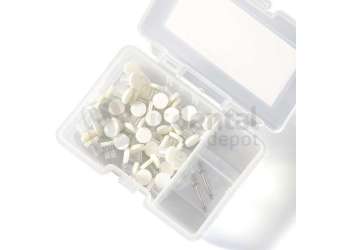 PLASDENT - SUPER-SNAP Buffs Impregnated with Diamond paste  - Kit 50pk discs   + 2 Ca mandrels Set #SPD-1