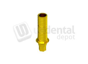 IBO Odontit - Engaging 3G Tibase gingiva height 1mm different cementing height Gold -Conical Active 3.0 Titanium - # HEC-30741
