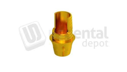 IBO Odontit - Non-Engaging 2G Angle Correction Tibase gingiva height 2mm Gold -Conical Active NP ( 3.5mm ) Titanium - # IBO 1401 623