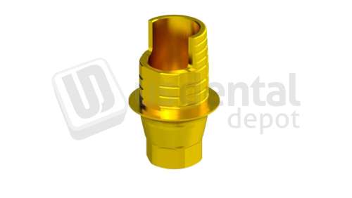 IBO Odontit - Engaging 2G Angle Correction Tibase gingiva height 1mm Gold -Conical Active RP ( 4.3mm ) WP ( 5.0mm ) Titanium - # IBO 1402 620