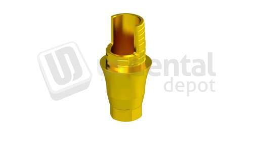 IBO Odontit - Engaging 2G Angle Correction Tibase gingiva height 3mm Gold -Conical Active RP ( 4.3mm ) WP ( 5.0mm ) Titanium - # IBO 1402 624