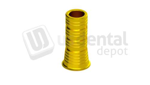 IBO Odontit - IBO - Non-Engaging Temporary Abutment Gold Anodised - Multiunit RP Titanium - # HE-48615  ( WORKFLOW )