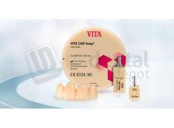 VITA - VITA CAD-Temp monoColor Disc, 1M2T, Ø 98.4 x h 20 mm, 1 pc. - CAD/CAM - CAD-Temp Disc - # EC1M2TD98201