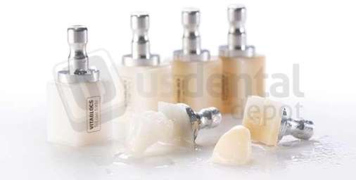 VITA - VITABLOCS TRILUXE  FORTE A3.5 TF14   (5PK) - CAD/CAM - VITABLOCS TriLuxe Forte - CEREC - # EC4A35CTF14 ( Feldspar Glass Ceramic )