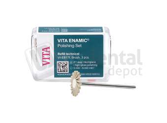 VITA - Polishing instrument, Brush,  VI-EB17f high-gloss polishing (grey) - CHARACTERIZATION - BRUSHES - # ERHEB17F3