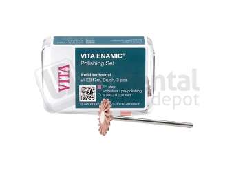 VITA - Polishing instrument, Brush, VI-EB17m pre-polishing (pink) - CHARACTERIZATION - BRUSHES - # ERHEB17M3
