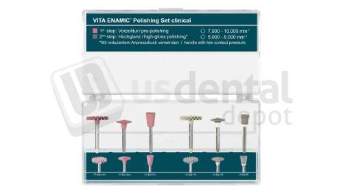 VITA - Enamic Polishing Set, Clinical - POLISHING - ENAMIC - # EENPSETCV1