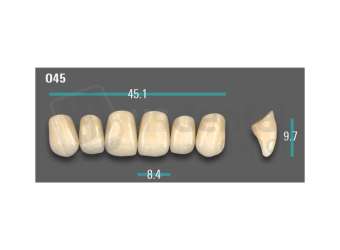 VITA - VIONIC EXCELL DD FRAME Anterior, A3.5, O45 - Teeth - Vionic Frames - # AGA35O45