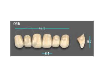 VITA - VIONIC EXCELL DD FRAME Anterior, B3, O45 - Teeth - Vionic Frames - # AGB3O45