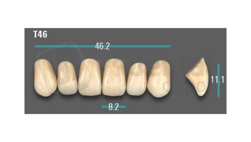 VITA - VIONIC EXCELL DD FRAME Anterior, B3, T46 - Teeth - Vionic Frames - # AGB3T46