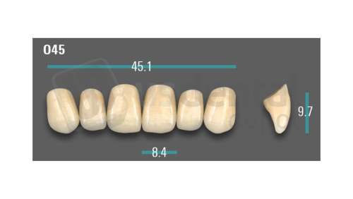 VITA - VIONIC EXCELL DD FRAME Anterior, D3, O45 - Teeth - Vionic Frames - # AGD3O45