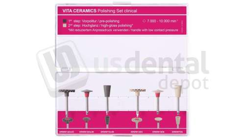VITA - VITA CERAMIC Polishing - CLINICAL GREY PRE-POLISH - Brush - 3 pcs - Polishing - Ceramics - # ERWW14DMF3