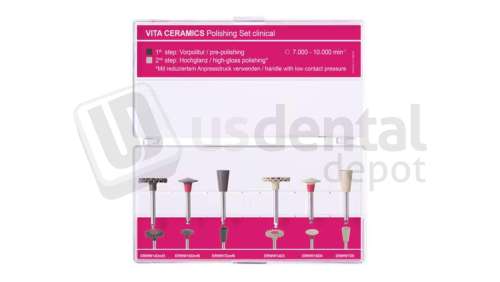 VITA - VITA CERAMICS Polishing Set CLINICAL - Polishing - Ceramics - # ECEPSETC