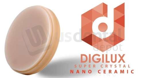 DIGILUX-Hybrid - SUPER CRYSTAL Hybrid Ceramic Multilayer Disc 98.5mm LT BL1 x 25mm Zirc-Na-Noceramic CAD/CAM- # - # HYB-001