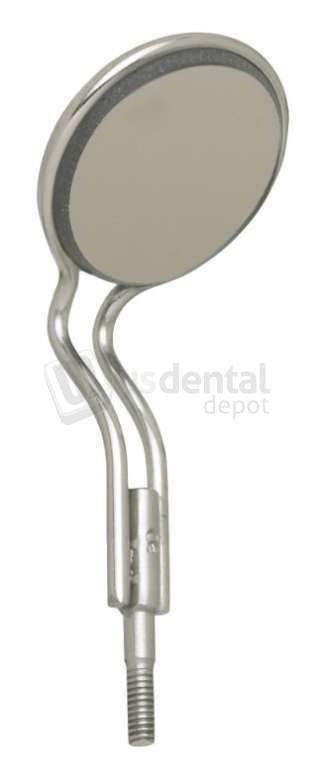 Mirrors Head, Single, Front Surface, CS Cone Socket  Double Sided #4  (7/8" Diameter) - Diagnostic  12pk