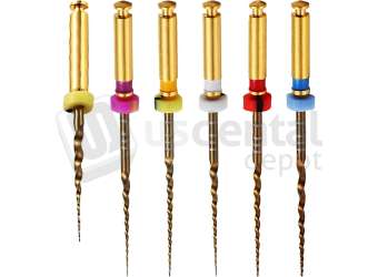 PRO-Taper  GOLD Endo 21mm SX-S1-S2-F1-F2-F3 ) ASSORTED - 6 Box - ( could replace ProTaper GOLD   Rotary Progressive Engine Taper  )