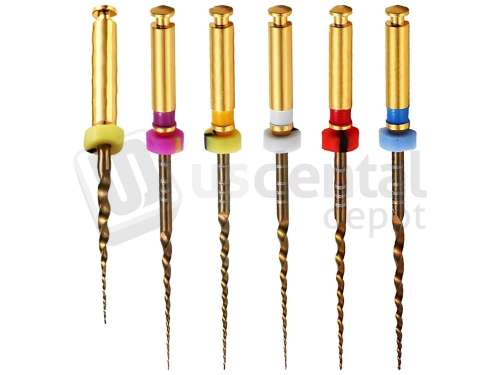 PRO-Taper  GOLD Endo 21mm SX-S1-S2-F1-F2-F3 ) ASSORTED - 6 Box - ( could replace ProTaper GOLD   Rotary Progressive Engine Taper  )